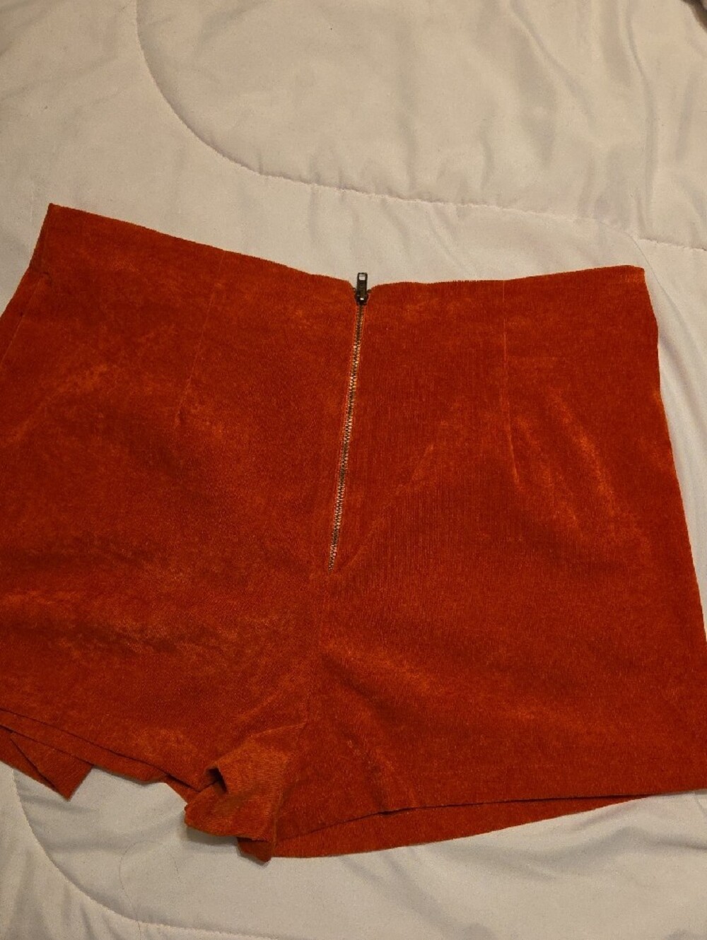 emory park Orange Button-Front Mini Skirt - Picture 4 of 5